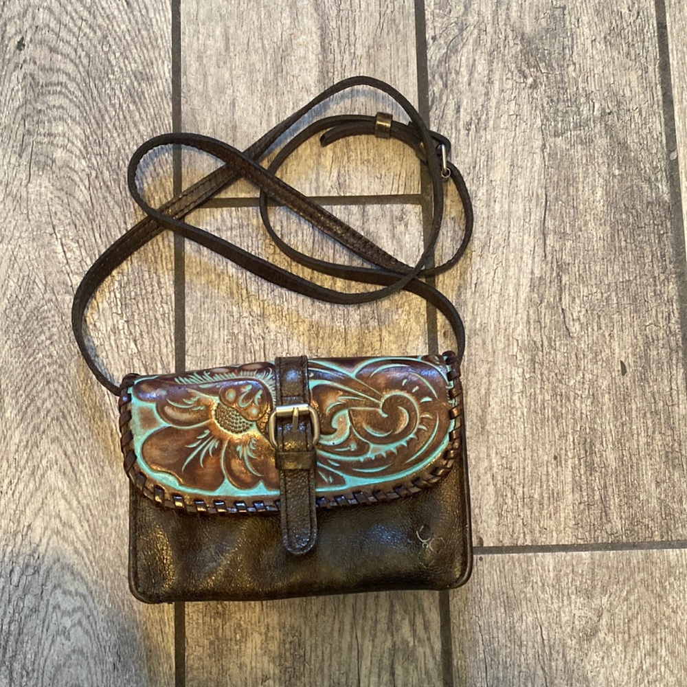Patrica Nash Torri crossbody brown turquoise